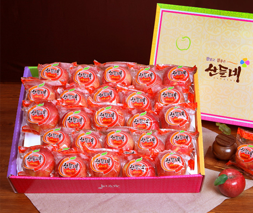 껍질째먹는 세척사과 3호 (25과 / 5Kg)